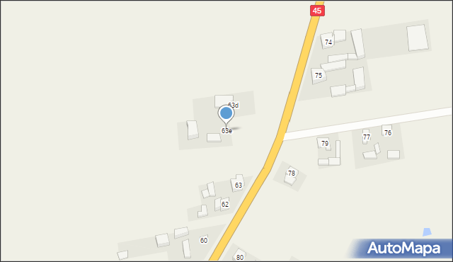 Czarnożyły, Czarnożyły, 63e, mapa Czarnożyły