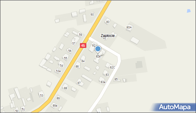Czarnożyły, Czarnożyły, 82a, mapa Czarnożyły