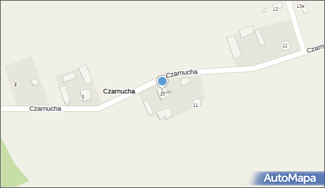 Czarnucha, Czarnucha, 10, mapa Czarnucha