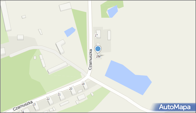 Czarnuszka, Czarnuszka, 18a, mapa Czarnuszka