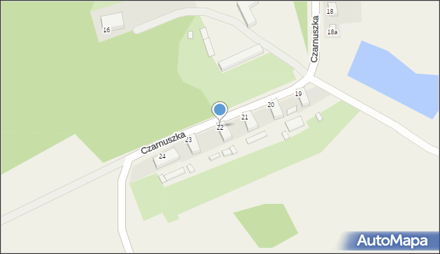 Czarnuszka, Czarnuszka, 22, mapa Czarnuszka