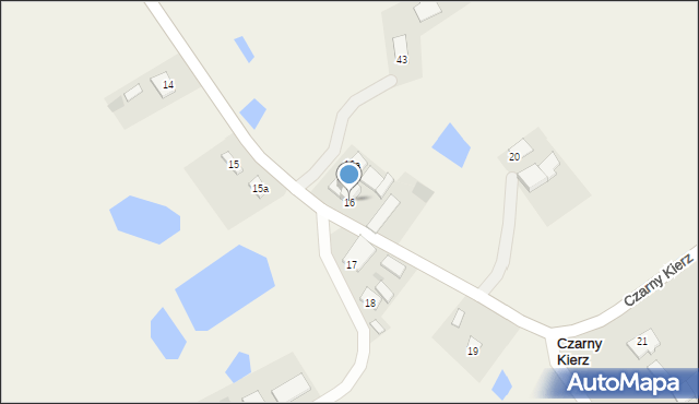 Czarny Kierz, Czarny Kierz, 16, mapa Czarny Kierz