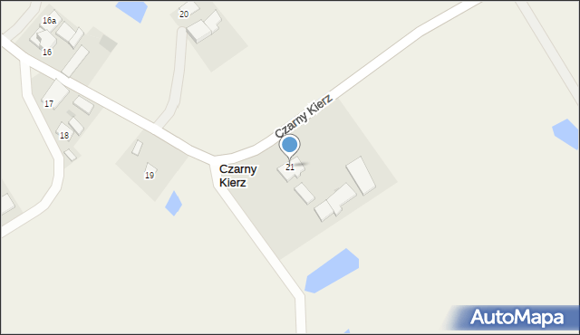 Czarny Kierz, Czarny Kierz, 21, mapa Czarny Kierz