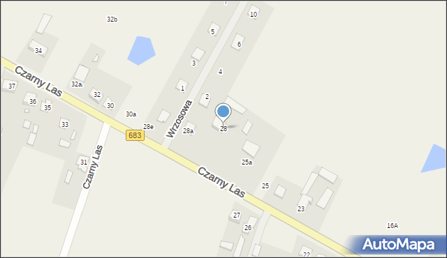 Czarny Las, Czarny Las, 28, mapa Czarny Las