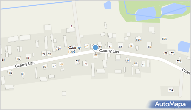 Czarny Las, Czarny Las, 70, mapa Czarny Las