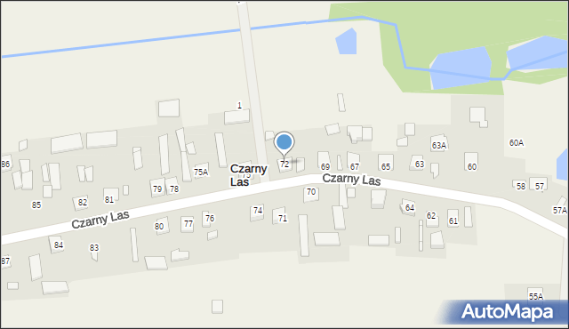 Czarny Las, Czarny Las, 72, mapa Czarny Las