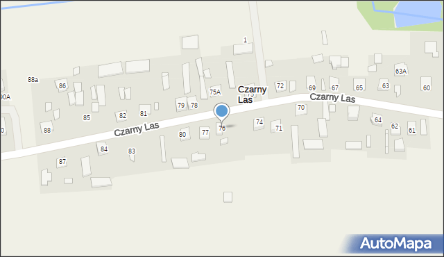 Czarny Las, Czarny Las, 76, mapa Czarny Las
