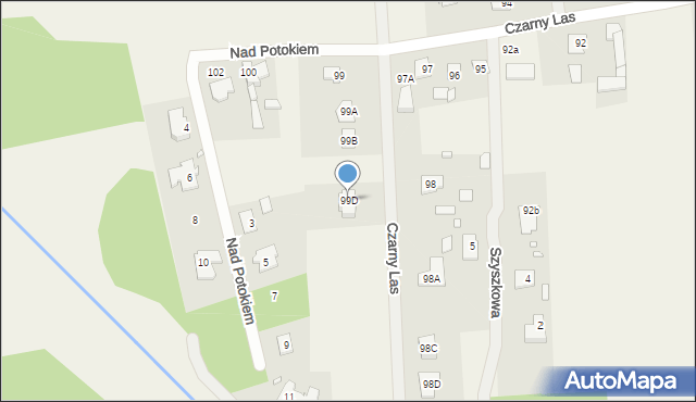 Czarny Las, Czarny Las, 99D, mapa Czarny Las