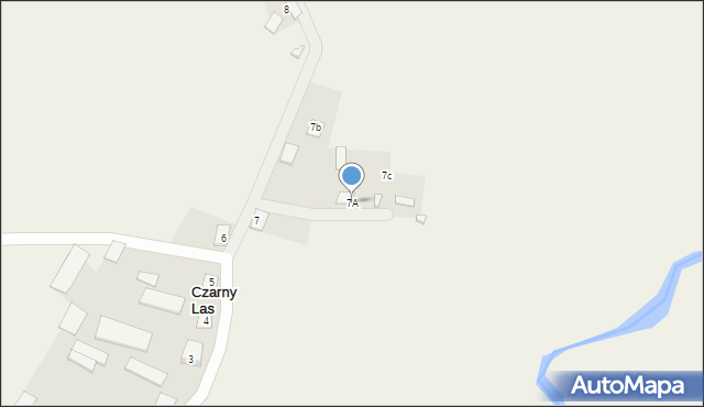 Czarny Las, Czarny Las, 7A, mapa Czarny Las