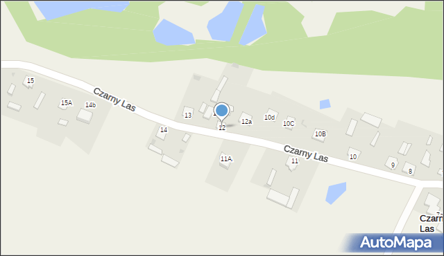 Czarny Las, Czarny Las, 12, mapa Czarny Las