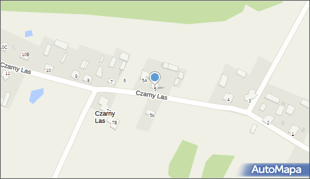 Czarny Las, Czarny Las, 5, mapa Czarny Las