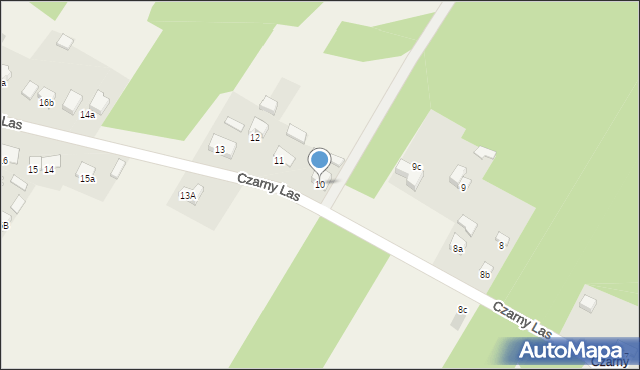 Czarny Las, Czarny Las, 10, mapa Czarny Las