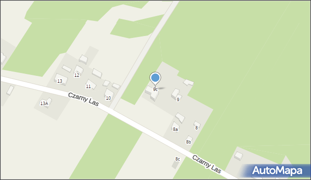 Czarny Las, Czarny Las, 9c, mapa Czarny Las