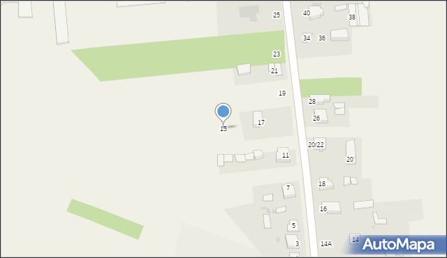 Czarny Las, Częstochowska, 15, mapa Czarny Las