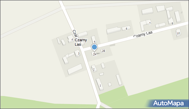 Czarny Las, Czarny Las, 2A, mapa Czarny Las