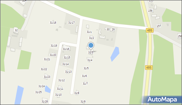 Czarny Las, Czarny Las, 31/3, mapa Czarny Las