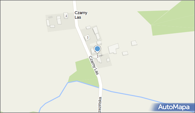 Czarny Las, Czarny Las, 1, mapa Czarny Las