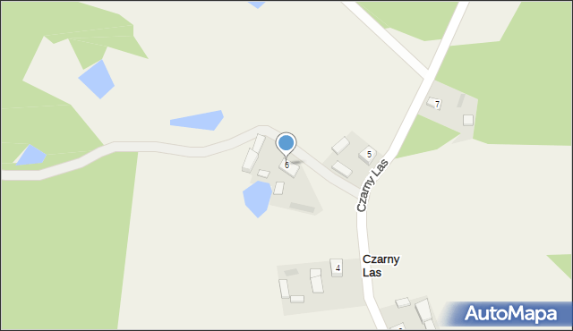 Czarny Las, Czarny Las, 6, mapa Czarny Las