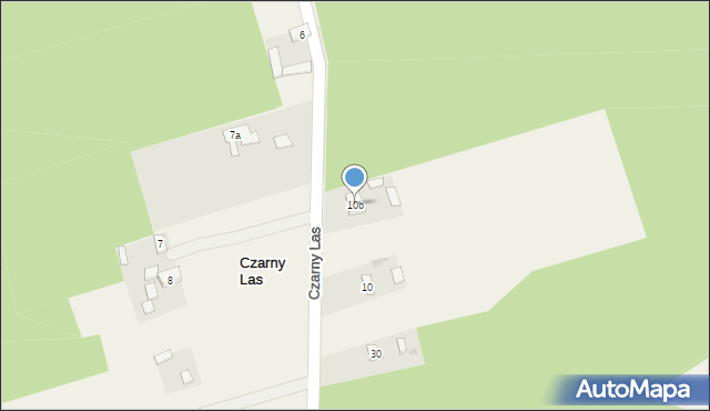 Czarny Las, Czarny Las, 10b, mapa Czarny Las