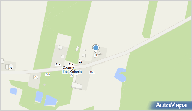 Czarny Las, Czarny Las, 19, mapa Czarny Las