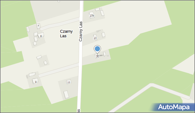 Czarny Las, Czarny Las, 30, mapa Czarny Las