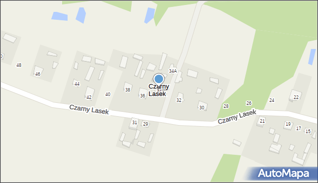 Czarny Lasek, Czarny Lasek, 34, mapa Czarny Lasek