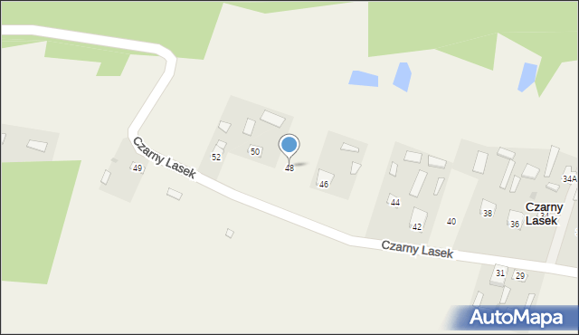 Czarny Lasek, Czarny Lasek, 48, mapa Czarny Lasek