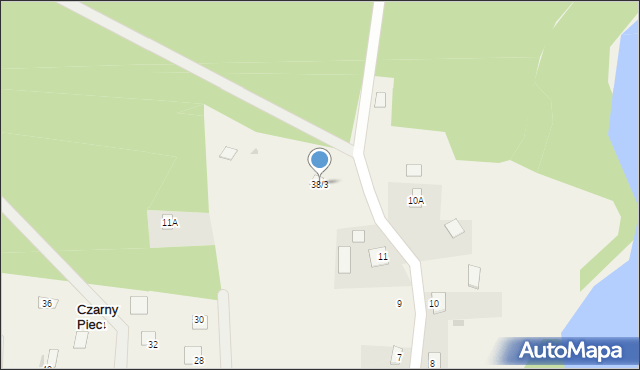 Czarny Piec, Czarny Piec, 38/3, mapa Czarny Piec