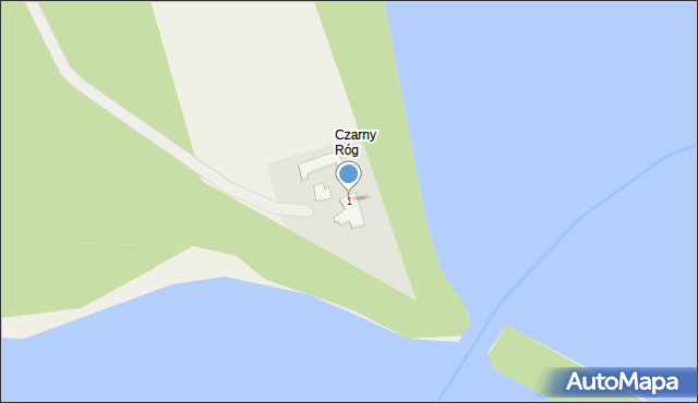 Czarny Róg, Czarny Róg, 1, mapa Czarny Róg