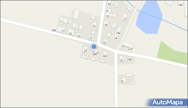 Czarny Sad, Czarny Sad, 24a, mapa Czarny Sad