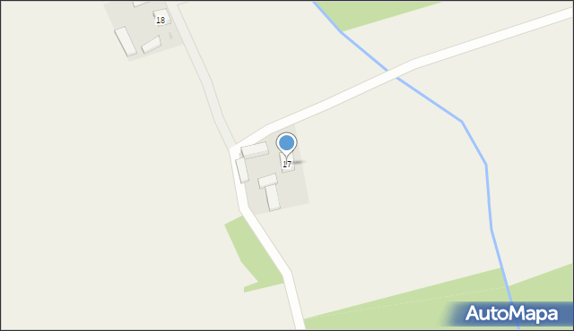 Czarnybród, Czarnybród, 17, mapa Czarnybród