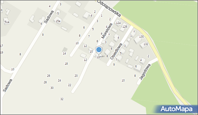 Czarnylas, Czarnylas, 11f, mapa Czarnylas
