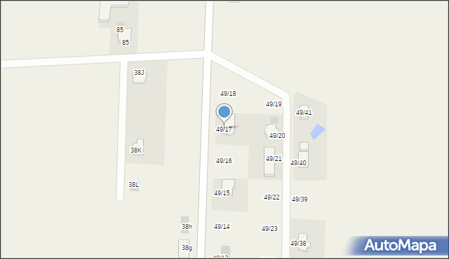 Czartki, Czartki, 49/17, mapa Czartki