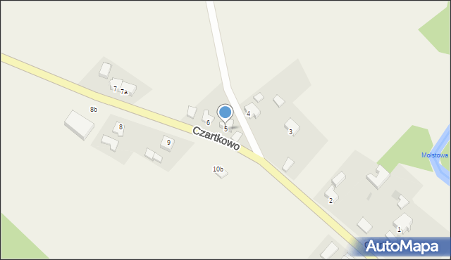 Czartkowo, Czartkowo, 5, mapa Czartkowo