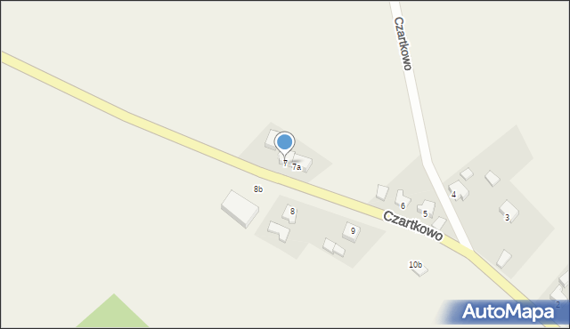Czartkowo, Czartkowo, 7, mapa Czartkowo