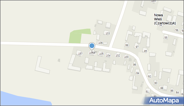 Czartowczyk, Czartowczyk, 105A, mapa Czartowczyk