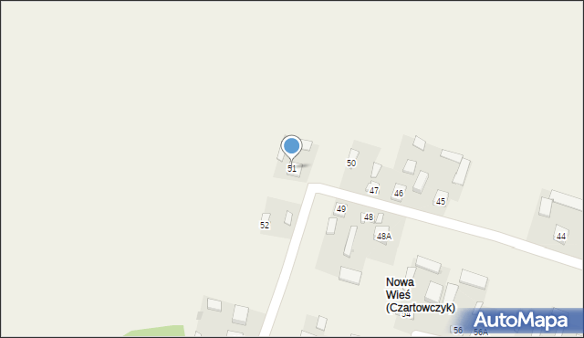 Czartowczyk, Czartowczyk, 51, mapa Czartowczyk