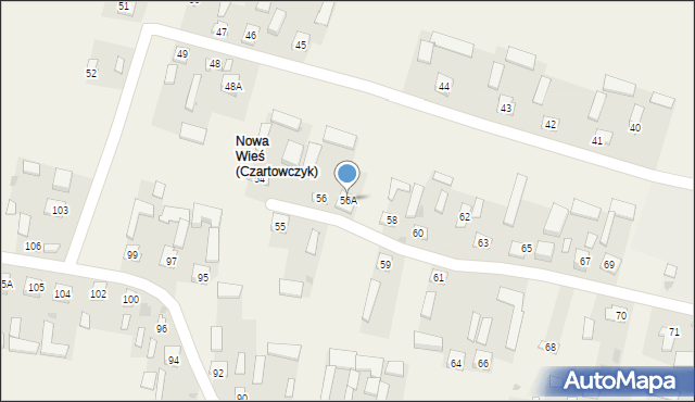Czartowczyk, Czartowczyk, 56A, mapa Czartowczyk