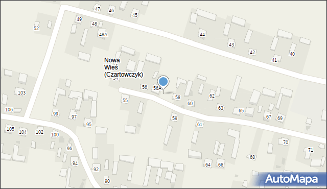 Czartowczyk, Czartowczyk, 57, mapa Czartowczyk