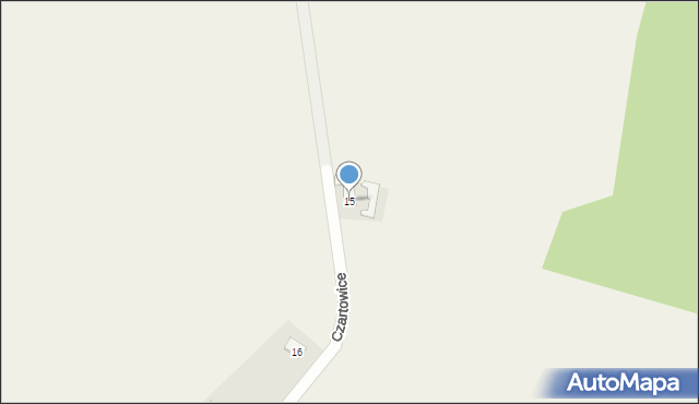 Czartowice, Czartowice, 15, mapa Czartowice