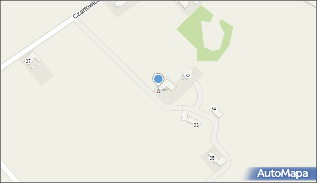 Czartowice, Czartowice, 31, mapa Czartowice
