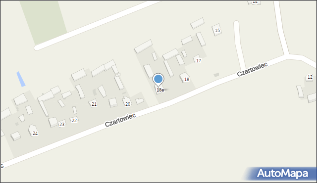 Czartowiec, Czartowiec, 19, mapa Czartowiec