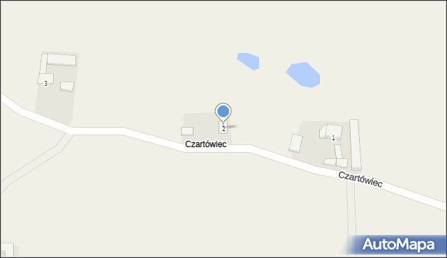Czartówiec, Czartówiec, 2, mapa Czartówiec