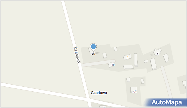 Czartowo, Czartowo, 4D, mapa Czartowo