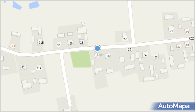 Czarzyzna, Czarzyzna, 27, mapa Czarzyzna