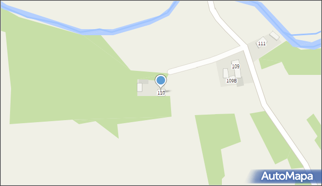 Cząstków, Cząstków, 110, mapa Cząstków