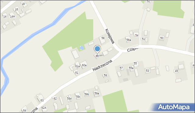 Cząstków, Cząstków, 60, mapa Cząstków