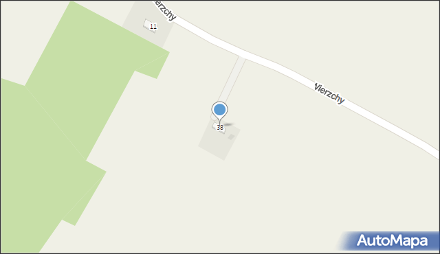 Cząstków, Cząstków, 38, mapa Cząstków