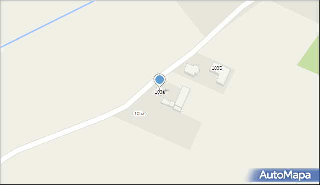 Cząstków, Cząstków, 103a, mapa Cząstków