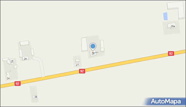 Cząstków, Cząstków, 28, mapa Cząstków